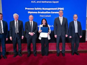 AUC Graduates 32 Specialists From First-of-its-kind Diploma for Egypt’s Oil and Gas Industry