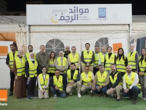 Orange Jordan Team Volunteers at Mawa'ed Al-Rahman for Social Solidarity in Ramadan