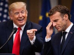 “ترامب يوجه إهانات صادمة لماكرون: زوجته تعامله بأسلوب سيء!”