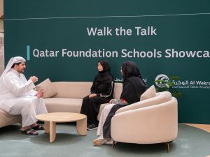 معرض مدارس مؤسسة قطر يربط الطلاب بمنظومة الابتكار المحلية