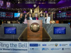 Boursa Kuwait renews its commitment to women’s empowerment, ringing the bell for the ninth consecutive year