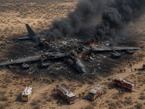مقتل جميع 8 أفراد من طاقم قاذفة B-52 إثر تحطمها خلال رحلة اختبار روتينية
