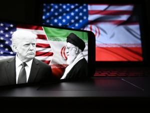 Donald Trump and Ali Khamenei