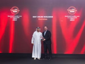 طيران الإمارات تحصد جائزة أفضل ناقلة جوية في العالم ضمن جوائز "بيزنس ترافلر الشرق الأوسط" 2026