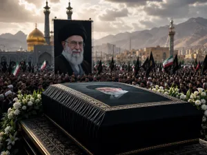 تشييع قائد الثورة الإسلامية الشهيد