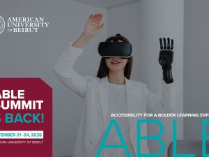 الجامعة الأميركية في بيروت تعلن عن قمة "آيبل" 2026: من التوعية إلى التنفيذ