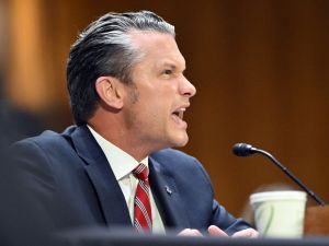 Hegseth during US Committee hearing