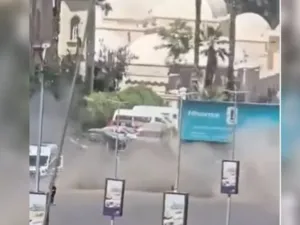 تزامنا مع زيارة ماكرون.. دوي انفجارات في دمشق
