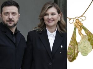 Olena Zelenska and Voloymyr 