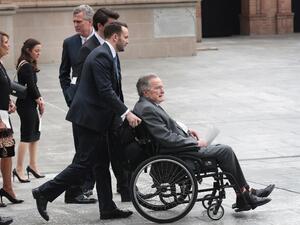 Former President George W. Bush (Sr) discharged from hospital, (AFP/File Photo)
