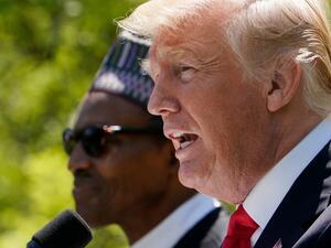 US President Donald Trump and Nigeria's President Muhammadu Buhar (AFP/File Photo)