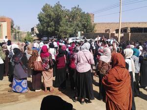 Sudanese women join an anti-government protest in Khartoum's twin city Omdurman on the west bank of the Nile river on January 24, 2019. (AFP/ File)
