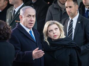 Israeli Prime Minister Benjamin Netanyahu and his wife Sara  (AFP)