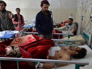 Afghan victims receive medical treatment at a hospital following a suicide attack on a private construction company in Jalalabad on March 6, 2019. (AFP/ File Photo)