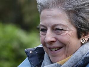 Britain's Prime Minister Theresa May (AFP)