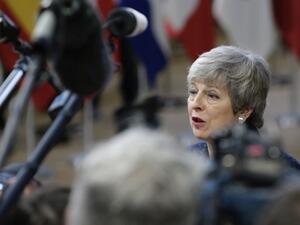 Britain's Prime Minister Theresa May (AFP)