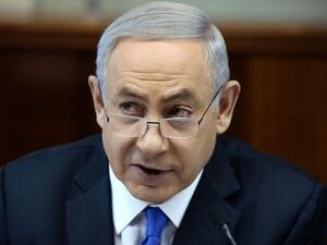 Israeli Prime Minister Benjamin Netanyahu attends the weekly cabinet meeting at his office in Jerusalem on January 10, 2016. (AFP/Gali Tibbon)
 Israeli Prime Minister Benjamin Netanyahu attends the weekly cabinet meeting at his office in Jerusalem on January 10, 2016. (AFP/Gali Tibbon)