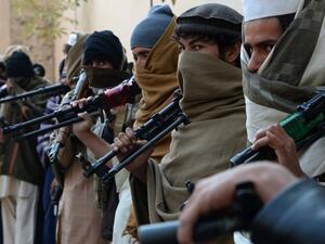 Afghan Taliban fighters in Jalalabad, Feb. 8 2015