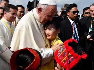 Pope Francis visited Myanmar on Nov. 27, 2017 (AFP)