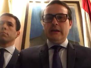 Venezuela's ambassador to Iraq, Jonathan Velasco Ramirez (Twitter)