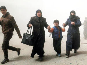 Home to some 400,000 civilians, Eastern Ghouta has been under siege by regime forces since December 2012 (AFP/File)