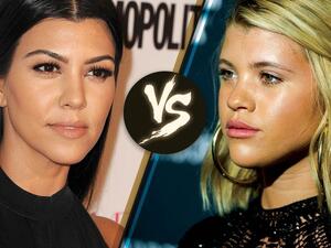 صوفيا ريتشي وكورتني كارداشيان