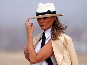 لم تكن تلك أول مرة تثير فيها اختيارات ميلانيا بشأن ملابسها جدالا،