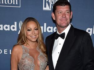 ماريا كاري وخطيبها السابق جيمس باكر (Entertainment Tonight)