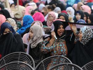 Palestinian women welcome new rights (AFP/File Photo)