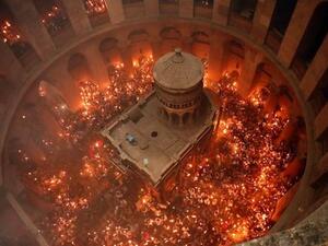 The Church of the Holy Sepulchre is a church in the Christian Quarter of the Old City of Jerusalem (AFP/File Photo)