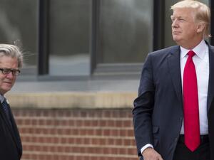 The letter was sent after Bannon was extensively quoted in an upcoming book by Michael Wolff, in which he criticized Trump's son, Donald Trump, Jr., and his son-in-law, Jared Kushner (AFP/File)