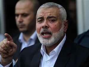 Hamas leader Ismail Haniyeh (AFP/FIle)