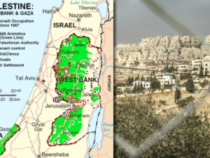 A map showing illegal settlement expansion in the West Bank in 2007 (Wikimedia/Shutterstock)