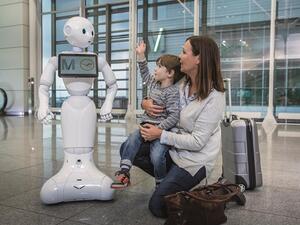 Munich Airport and Lufthansa are breaking new ground: It is the first-ever test of a humanoid robot equipped with artificial intelligence at a German airport. 