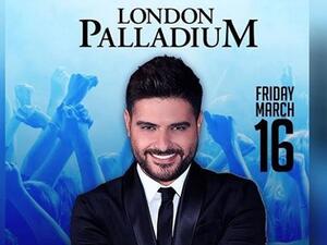 ناصيف زيتون يغني على مسرح (بلاديوم) في لندن