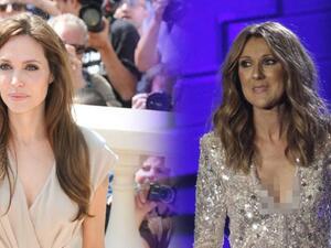 أنجلينا جولي وسيلين ديون