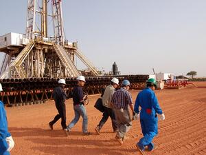 Eight of the fields are located in the southern and eastern provinces of Basra, Missan, Muthanna, Wassit and Diyala, while the ninth is an offshore bloc in Iraqi waters in the Gulf. (File photo)