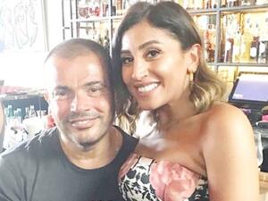 هكذا ردت دينا الشربيني على خبر حملها من عمرو دياب
