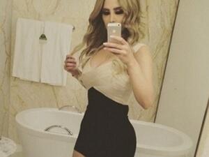 ميرنا شلفون و صورة جريئة من الحمام!