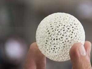 3D printed ball. (File photo)