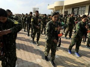 Syrian fighters from the Kurdish Women's Protection Units (YPJ)  (AFP/File Photo)	