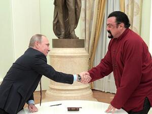 Russia has appointed action movie star Steven Seagal as a special envoy for humanitarian ties with the United States (AFP)
