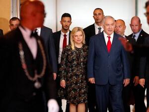 Sara and Benjamin Netanyahu (Twitter)