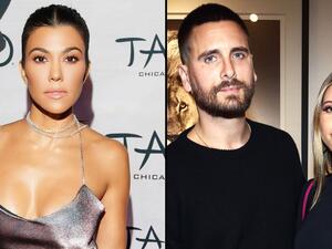 كورتني كارداشيان وحبيبها السابق سكوت ديسك وصوفيا ريتشي