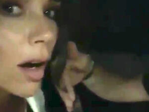 Last minute: Victoria Beckham is seen in an Instagram Stories video getting her hair trimmed as she rides along in the back of a car on her way to the People's Choice Awards on Sunday (Victoria Beckham - Instagram) Last minute: Victoria Beckham is seen in an Instagram Stories video getting her hair trimmed as she rides along in the back of a car on her way to the People's Choice Awards on Sunday (Victoria Beckham - Instagram)