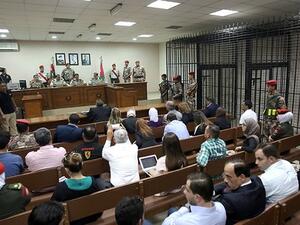 Jordanian judges preside over the trial (AFP/File Photo)	