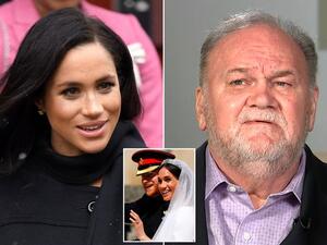 ميغان ماركل ووالدها توماس ماركل