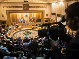 The Arab League Meeting in Cairo on Nov. 19, 2017 (AFP)