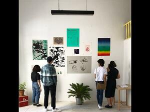 A scene from the outside of Cairo's Zawya Cinema during the 2018 Panorama of the European Film. (Photo courtesy of Zawya Cinemas.)