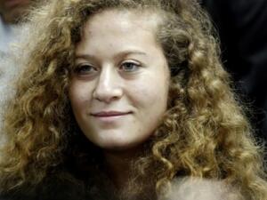 Palestinian Ahed Tamimi, a well-known campaigner against Israel's occupation (AFP/File Photo)	